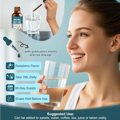 Liposomal Lymphatic Drainage Drops 11-in-1 Organic Formula - Support Your Lymphatic Health