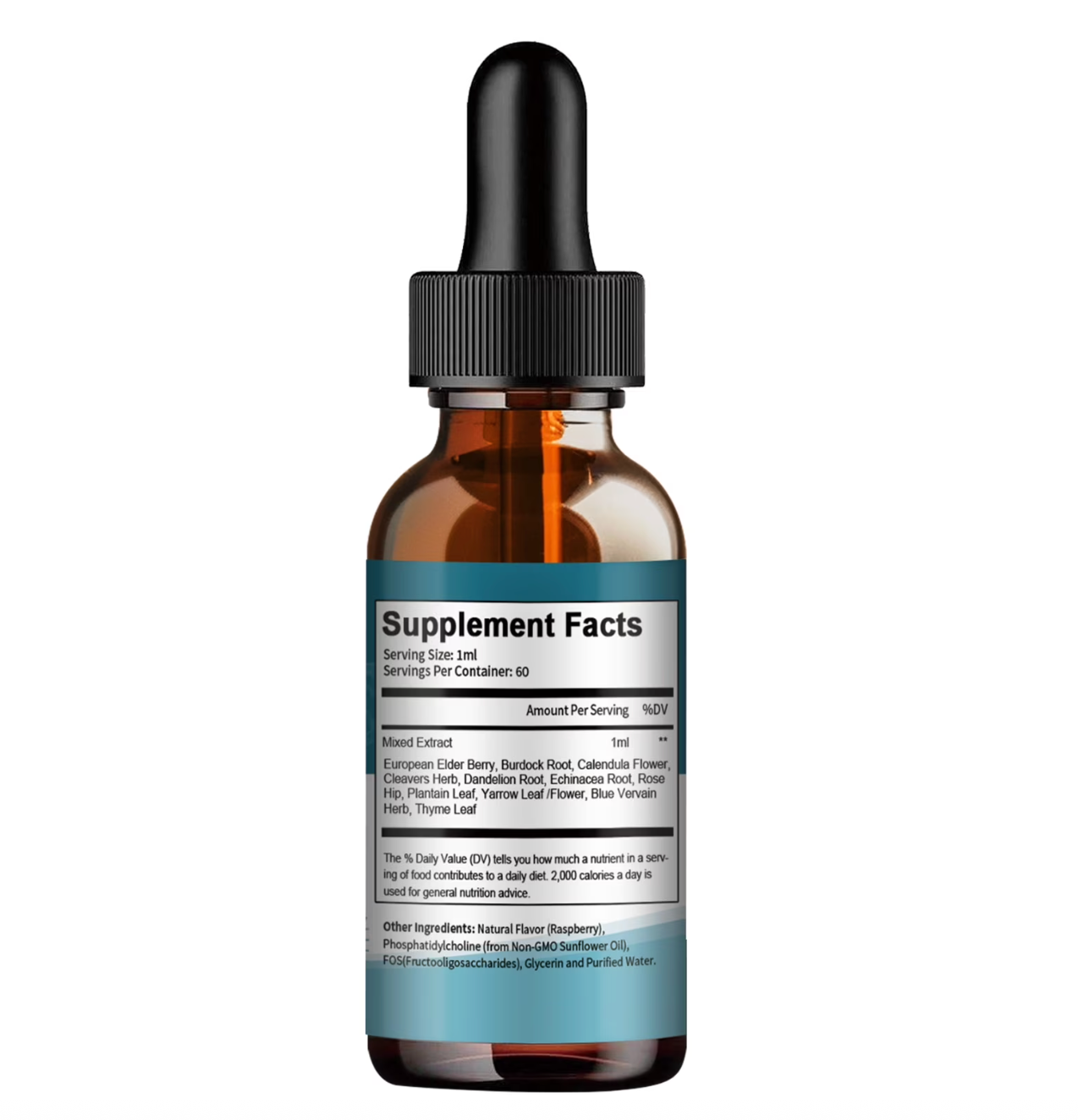 Liposomal Lymphatic Drainage Drops 11-in-1 Organic Formula - Support Your Lymphatic Health