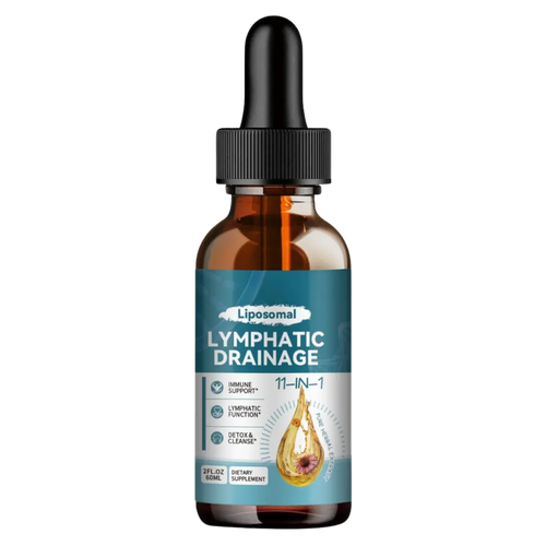 Liposomal Lymphatic Drainage Drops 11-in-1 Organic Formula - Support Your Lymphatic Health
